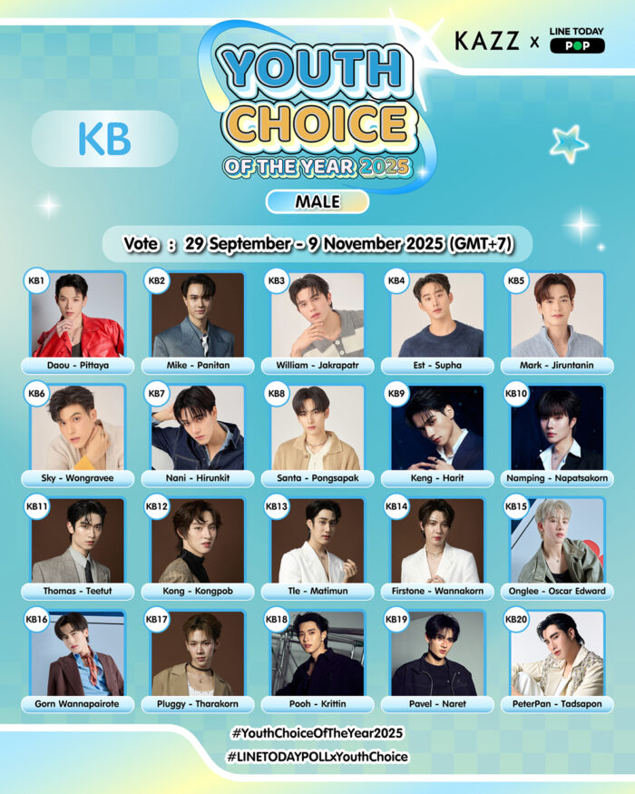 YOUTH CHOICE 2025 (MALE)